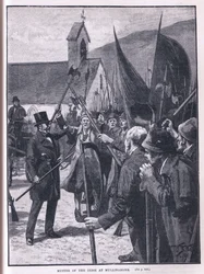 Muster der Iren in Mullinahone, 1848 n. Chr.